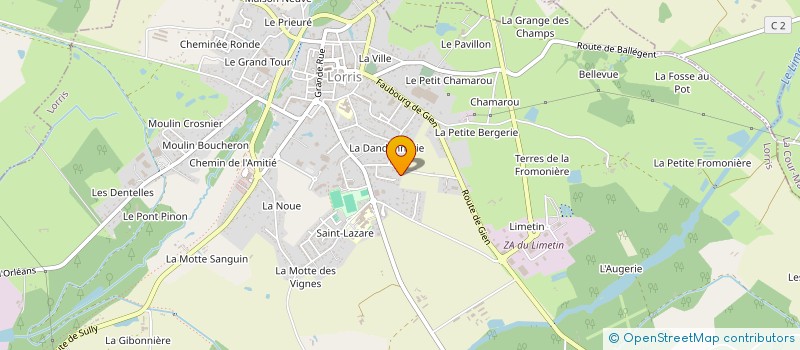 localisation de l'entreprise MADAME FANY BULARD à LORRIS