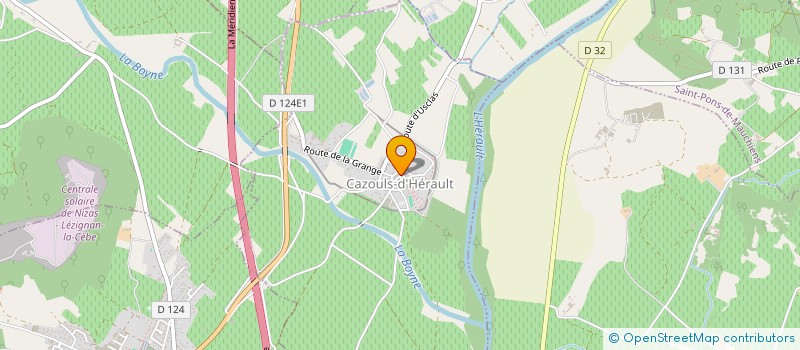 localisation de l'entreprise MADAME FANY BUON  CAZOULS-D'HERAULT