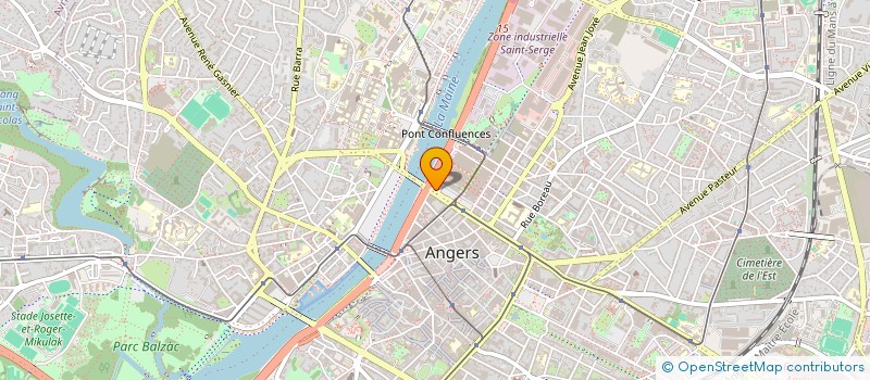 localisation de l'entreprise MADAME FANY DEBEURY à ANGERS