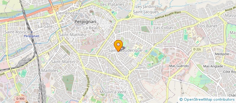 localisation de l'entreprise MADAME FANY FUERTES à PERPIGNAN