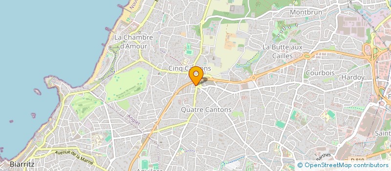 localisation de l'entreprise MADAME FANY GAUBERT  ANGLET