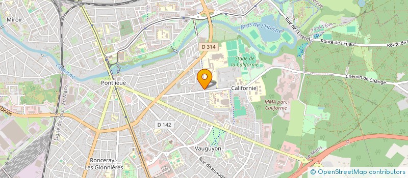 localisation de l'entreprise MADAME FANY GUEMOUGNE  LE MANS