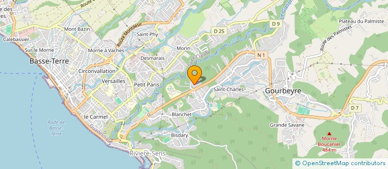 localisation de l'entreprise MADAME FANY JEAN-CHARLES  GOURBEYRE