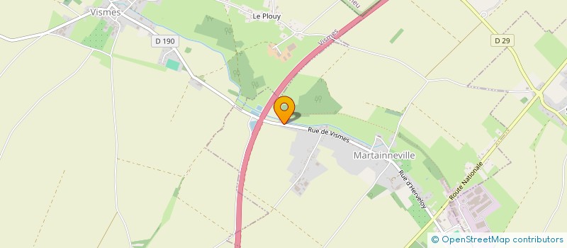 localisation de l'entreprise MADAME FANY LECOEUR  MARTAINNEVILLE