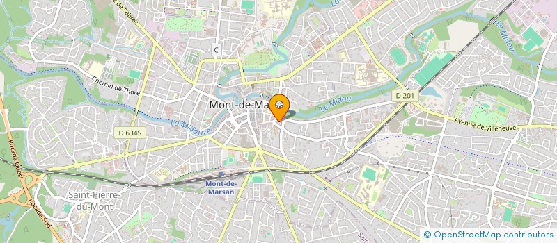 localisation de l'entreprise MADAME FANY MERLEVEDE  MONT-DE-MARSAN