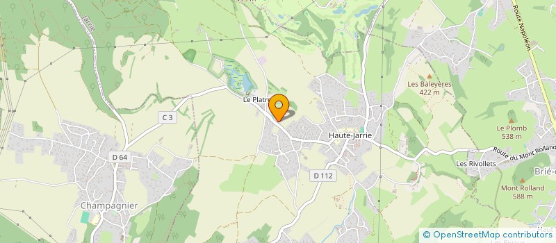 localisation de l'entreprise MADAME FANY PERMINGEAT  JARRIE