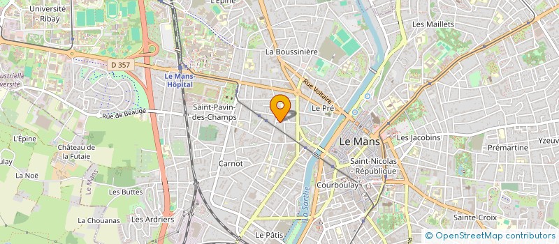 localisation de l'entreprise MADAME FANY SUZANE CECILE GUIBERT à LE MANS