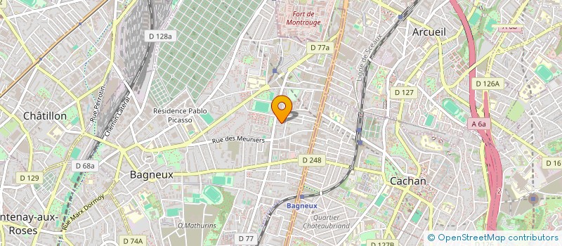 localisation de l'entreprise MADAME FANYA BARRY à BAGNEUX