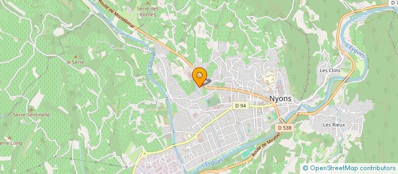 localisation de l'entreprise MADAME FAOUSIA EL FARESI  NYONS