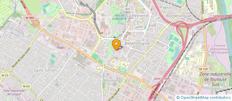 localisation de l'entreprise MADAME FAOUZIA HILMY à TOULOUSE