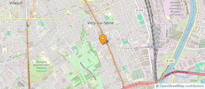 localisation de l'entreprise MADAME FAOUZIA MAZOUZ à VITRY-SUR-SEINE