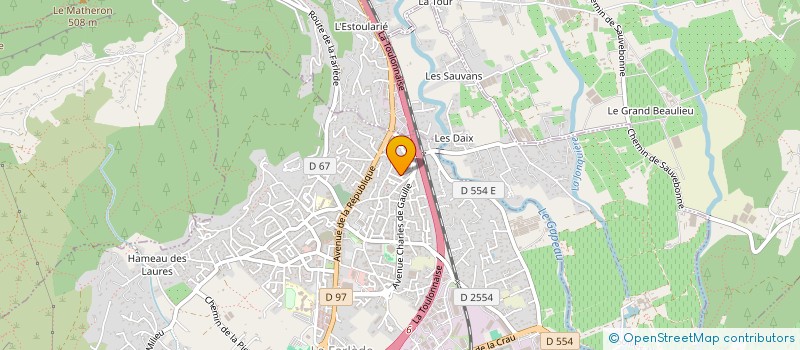 localisation de l'entreprise MADAME FAOUZIA MESTIRI  LA FARLEDE