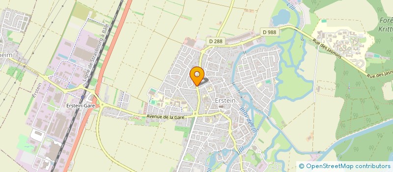 localisation de l'entreprise MADAME FAOUZIYA NTIMA YAPIPITANE  ERSTEIN