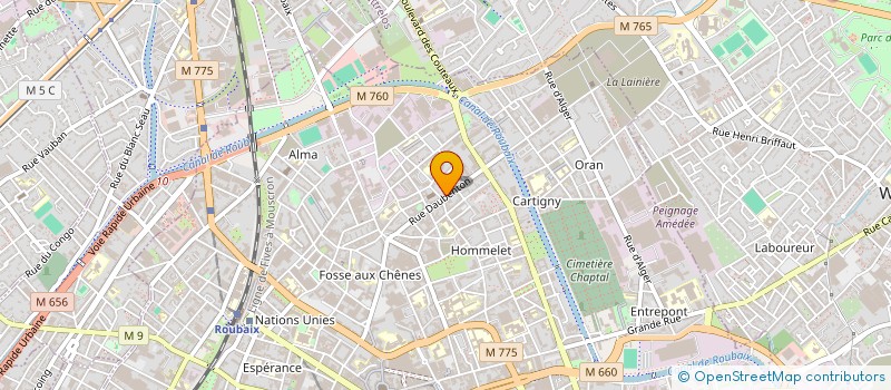 localisation de l'entreprise MADAME FAOZIA DJANKADO à ROUBAIX