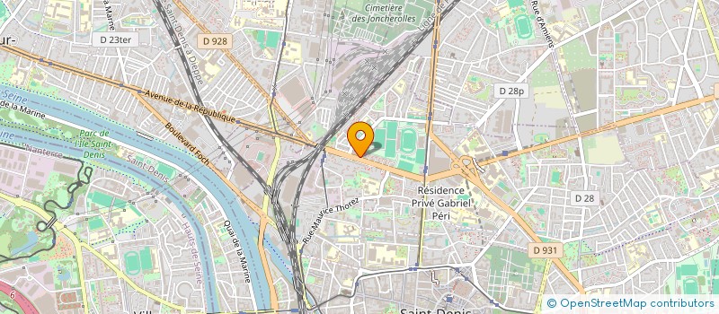 localisation de l'entreprise MADAME FARADE RAKID  SAINT-DENIS