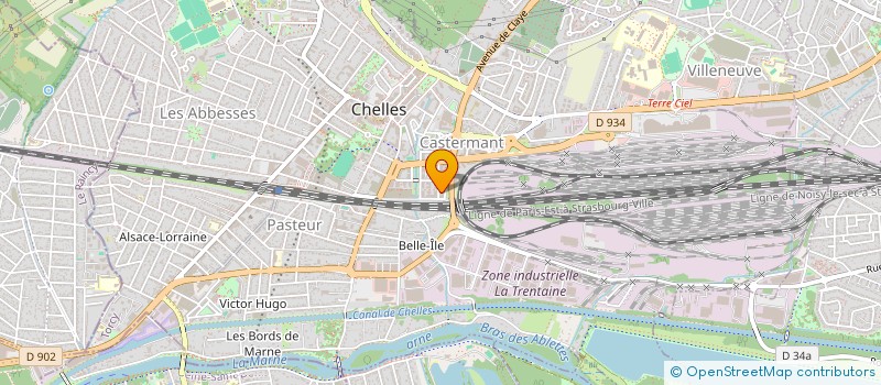 localisation de l'entreprise MADAME FARAH ALLAM  CHELLES