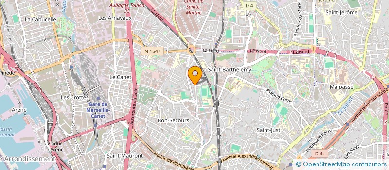 localisation de l'entreprise MADAME FARAH ARICHE à MARSEILLE