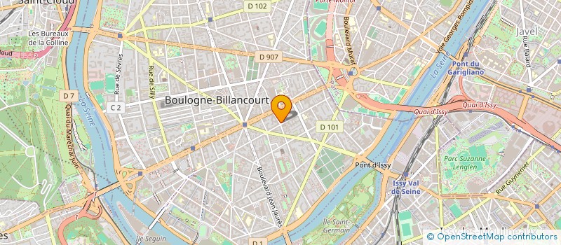 localisation de l'entreprise MADAME FARAH BABA-AHMED à BOULOGNE BILLANCOURT