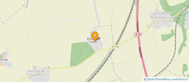 localisation de l'entreprise MADAME FARAH BARISSOULE  SAINT-MARTIN-DE-BRETHENCOURT