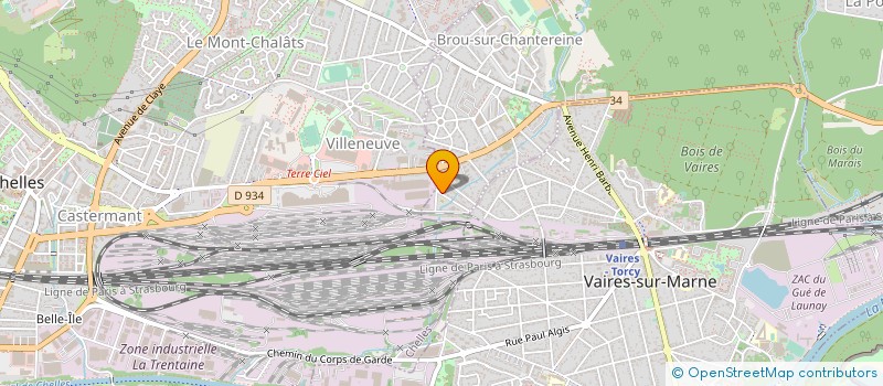 localisation de l'entreprise MADAME FARAH BOUAJAJ  BROU-SUR-CHANTEREINE