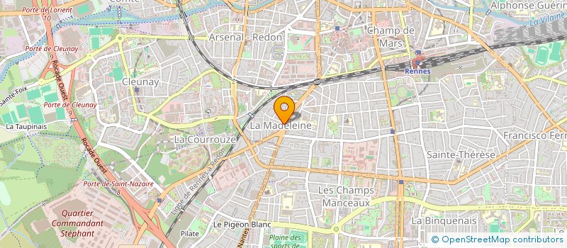 localisation de l'entreprise MADAME FARAH BOUDJEMA  RENNES