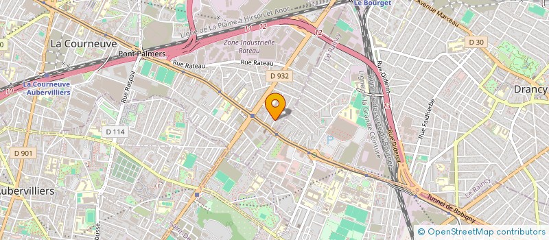 localisation de l'entreprise MADAME FARAH BOURA à LA COURNEUVE