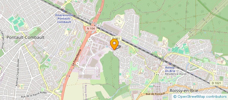 localisation de l'entreprise MADAME FARAH BOUZOUINA  ROISSY-EN-BRIE