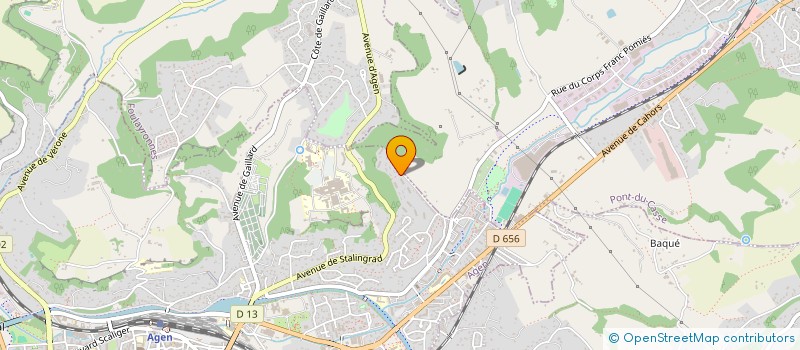 localisation de l'entreprise MADAME FARAH CHAHDI  AGEN