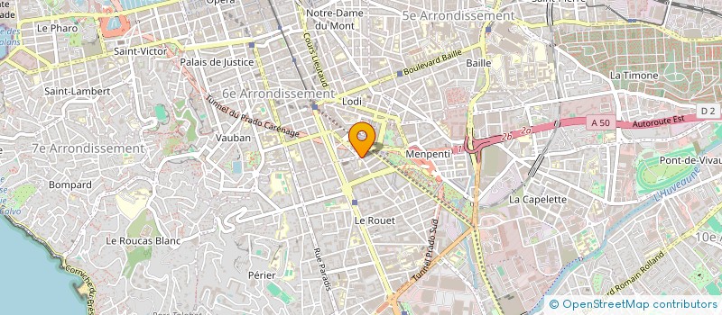 localisation de l'entreprise MADAME FARAH CHAOUCHE à MARSEILLE