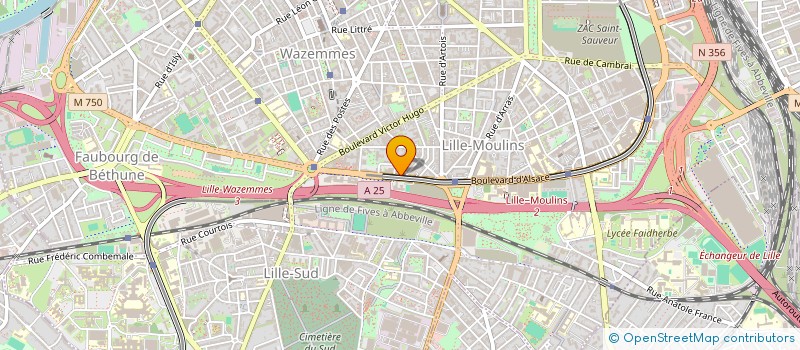 localisation de l'entreprise MADAME FARAH CHERIF à LILLE