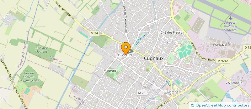 localisation de l'entreprise MADAME FARAH CHOUIREF  CUGNAUX