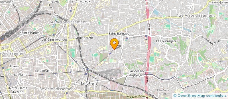 localisation de l'entreprise MADAME FARAH DIBA LIACE  MARSEILLE