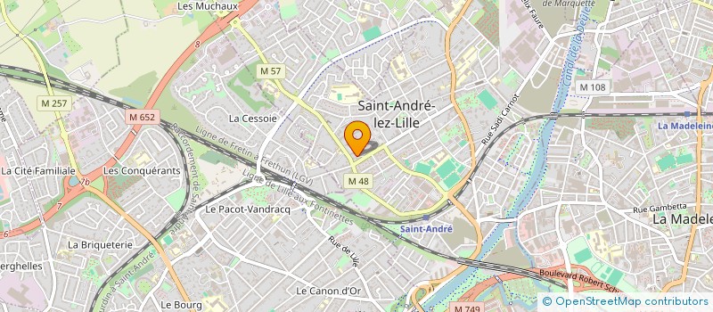 localisation de l'entreprise MADAME FARAH DJERMOUNI à SAINT-ANDRE-LEZ-LILLE