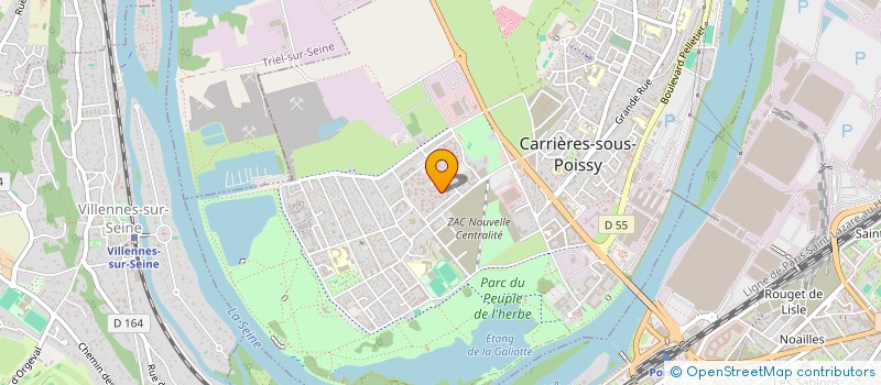 localisation de l'entreprise MADAME FARAH EL IDRISSI à CARRIERES-SOUS-POISSY