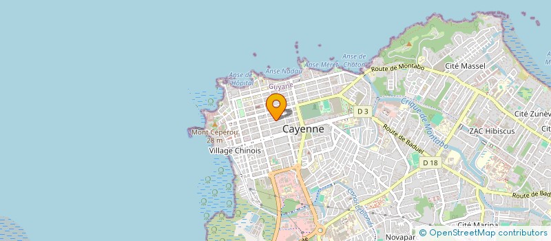 localisation de l'entreprise MADAME FARAH FELIX  CAYENNE