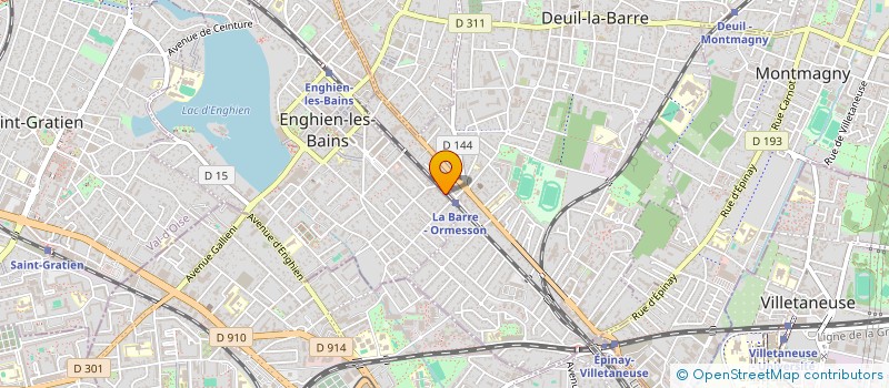 localisation de l'entreprise MADAME FARAH GAHFIF  ENGHIEN-LES-BAINS