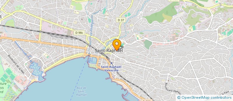 localisation de l'entreprise MADAME FARAH GHARZOULI  SAINT-RAPHAEL