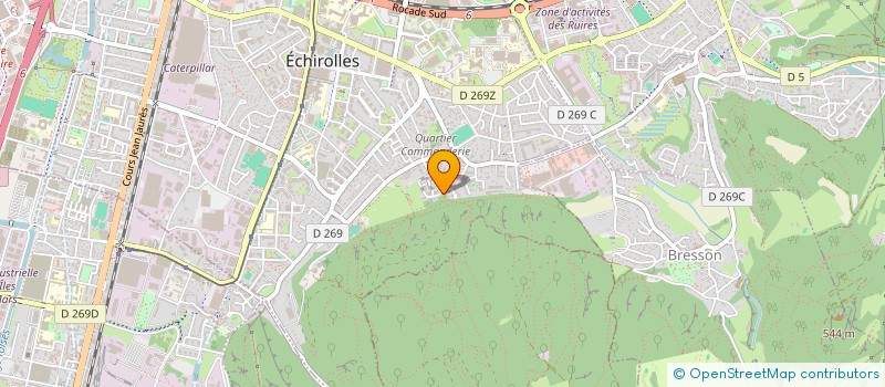 localisation de l'entreprise MADAME FARAH HAOUAS  ECHIROLLES