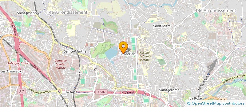 localisation de l'entreprise MADAME FARAH KARIMA RABEHI  MARSEILLE