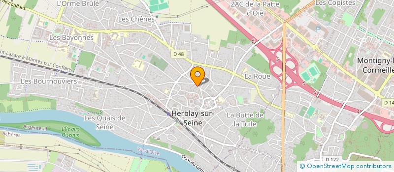 localisation de l'entreprise MADAME FARAH KHETTAL  HERBLAY-SUR-SEINE