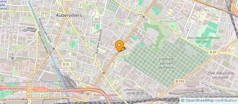 localisation de l'entreprise MADAME FARAH LABIADH  PANTIN