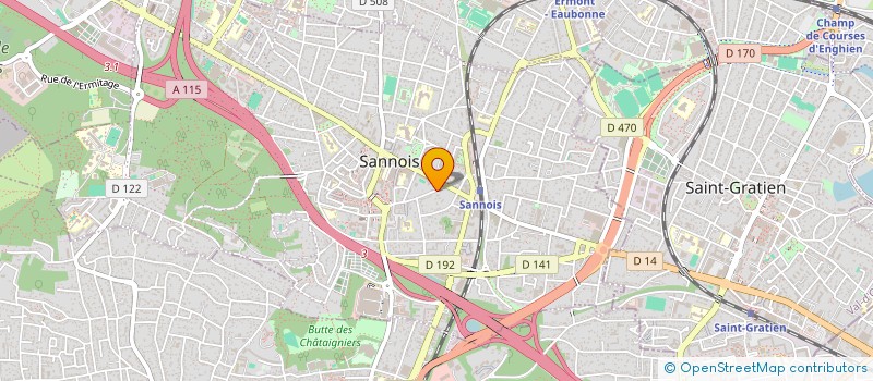 localisation de l'entreprise MADAME FARAH LAIDOUNI  SANNOIS