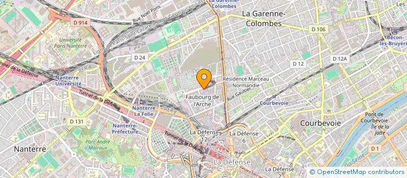 localisation de l'entreprise MADAME FARAH MESSELMANI  COURBEVOIE