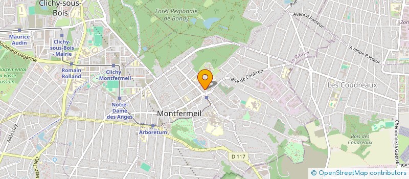 localisation de l'entreprise MADAME FARAH MEZOUAR  MONTFERMEIL