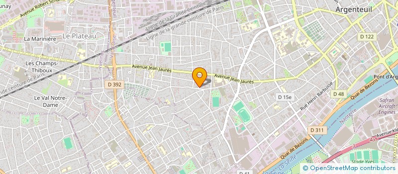 localisation de l'entreprise MADAME FARAH MSA  ARGENTEUIL