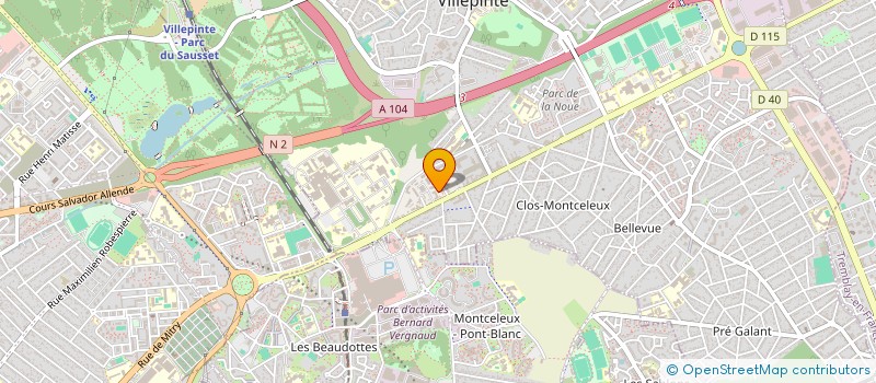 localisation de l'entreprise MADAME FARAH PEERBUCCUS  VILLEPINTE