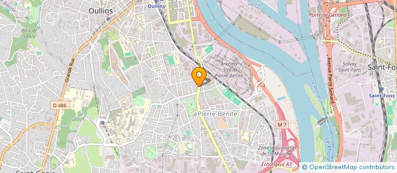 localisation de l'entreprise MADAME FARAH POIRIER  OULLINS-PIERRE-BENITE