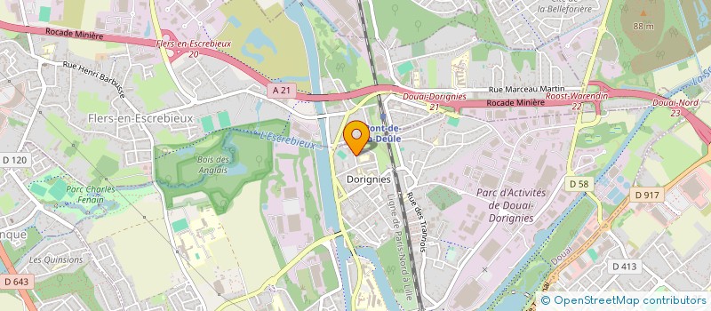 localisation de l'entreprise MADAME FARAH SENOUCI  DOUAI