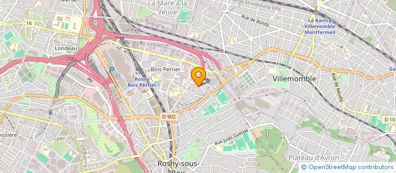 localisation de l'entreprise MADAME FARAH SEROUTOU à ROSNY-SOUS-BOIS