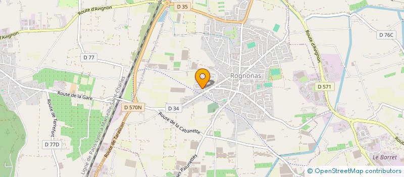 localisation de l'entreprise MADAME FARAH SEVENO  ROGNONAS